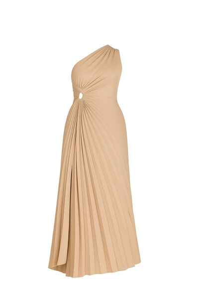 Foto Vestido longo plissado Kwi