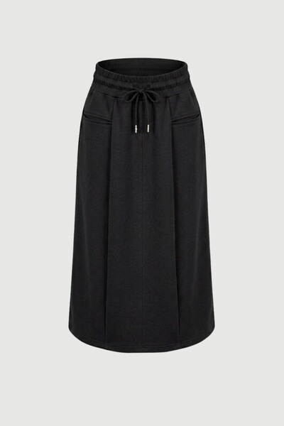 Foto Saia midi de moletom neoprene Kwi