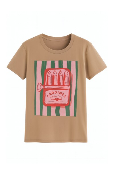 Foto T-shirt over sardinha Kwi