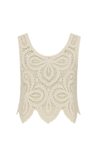 Foto Blusa crochê trevo Kwi