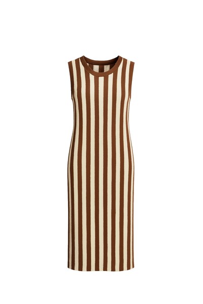 Foto Vestido de tricot listrado Kwi