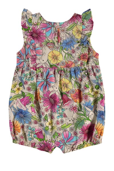 FotoMacaquinho em tecido floral estampa digital Up Baby