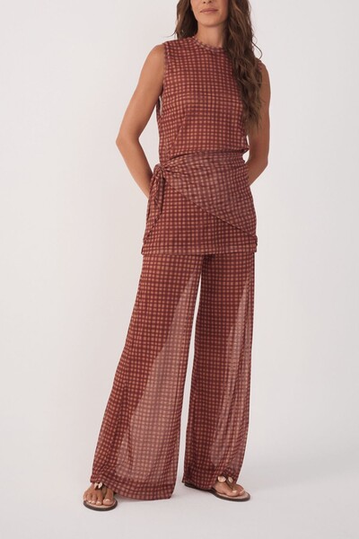 Foto Calça tule estampa vichy Dress to