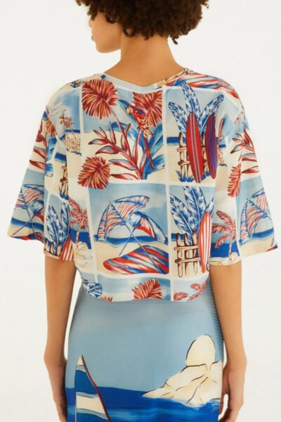 FotoTshirt cropped diario de verão Farm