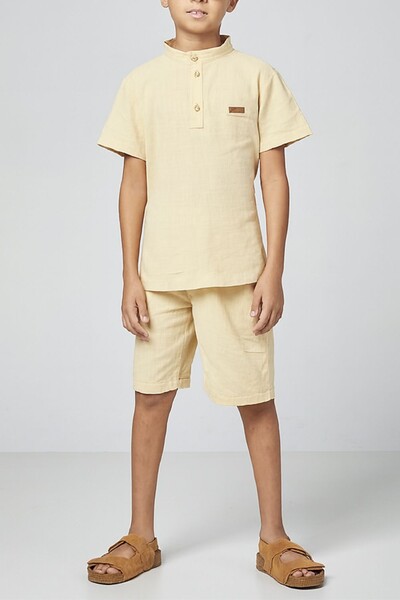 Foto Conjunto infantil bata e bermuda Oliver