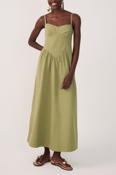 Foto Vestido cropped algodão estruturado Dress to