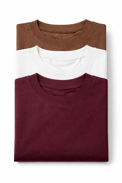 FotoT-shirt feminina em algodão encorpado Kwi