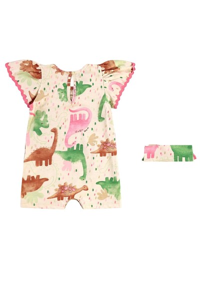 FotoMacaquinho com faixa em malha flame linho Up Baby