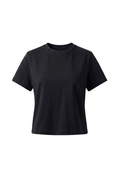 Foto T-shirt feminina em algodão encorpado Kwi