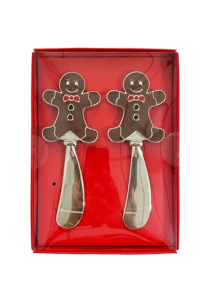 Foto Kit espátulas em metal natal 2 pçs Kwi