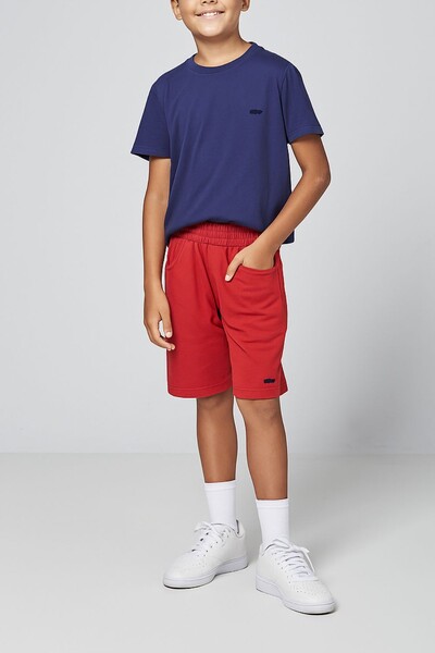 Foto Bermuda infantil moletinho Oliver