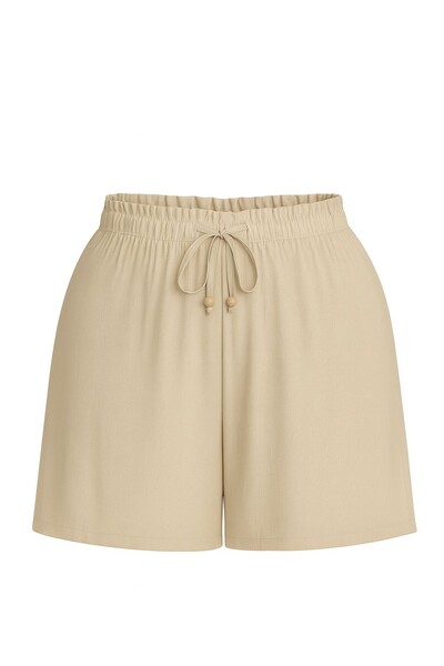 Foto Short feminino plus size com amarração Kwi