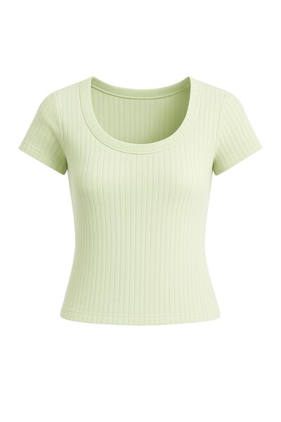Foto Blusa baby look canelada feminina Kwi
