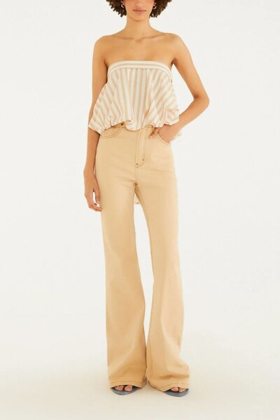 Foto Calça sarja wide faver Farm