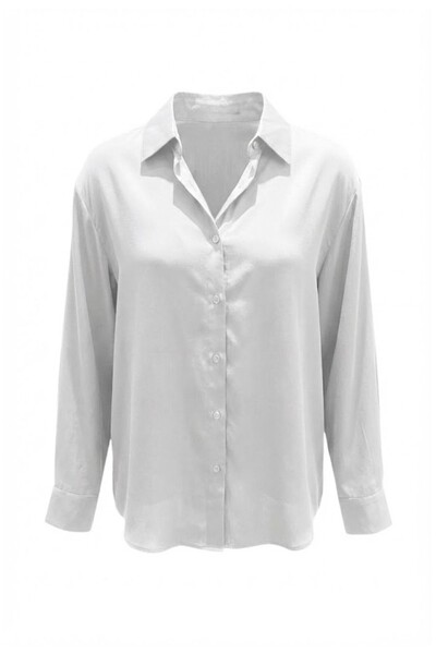 Foto Camisa feminina manga longa em lyocell Kwi