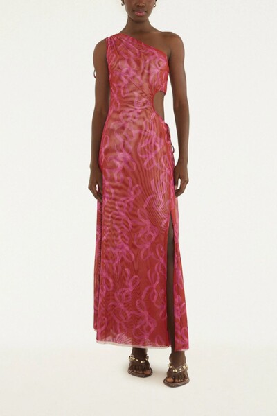 Foto Vestido tule ombro só laços Farm