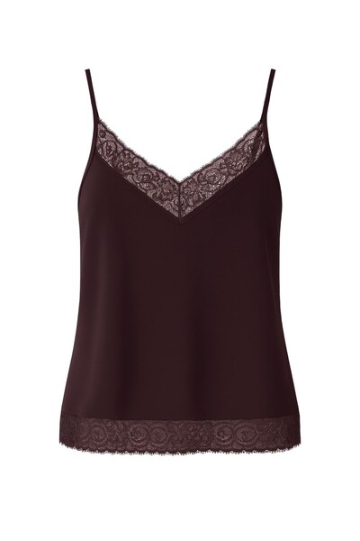 Foto Blusa alcinha com renda na barra Kwi
