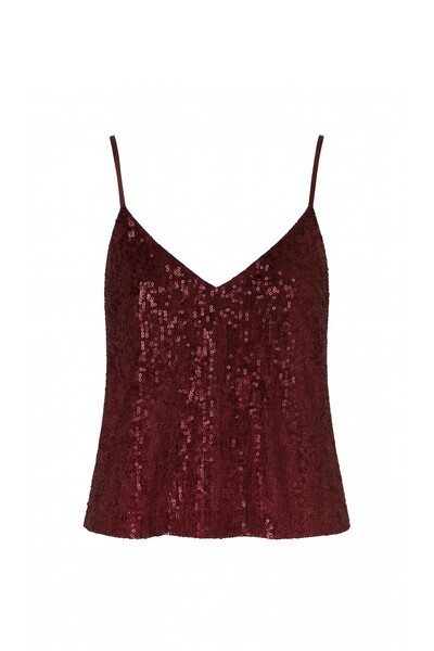 Foto Blusa alça em paetê Kwi