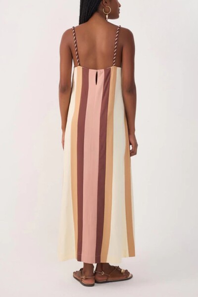 FotoVestido midi linho color Dress to
