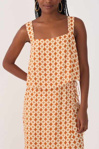Foto Blusa crepe estampa melissa Dress to