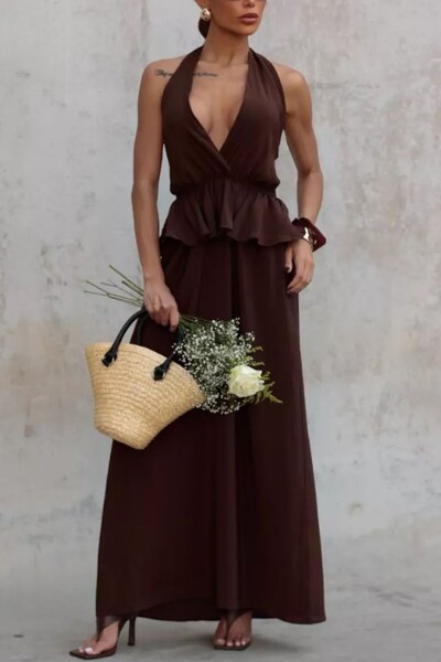 FotoVestido longo frente única Kwi