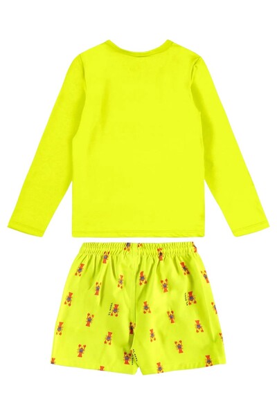 FotoConjunto camiseta malha uv fps+50 e short microfibra Up Baby