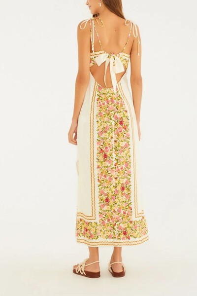 FotoVestido flor de fruta lenço Farm