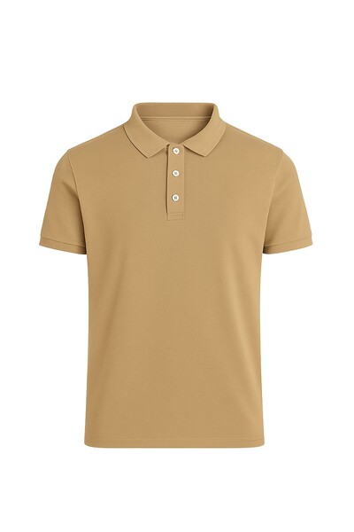 FotoCamisa polo masculina em malha Kwi