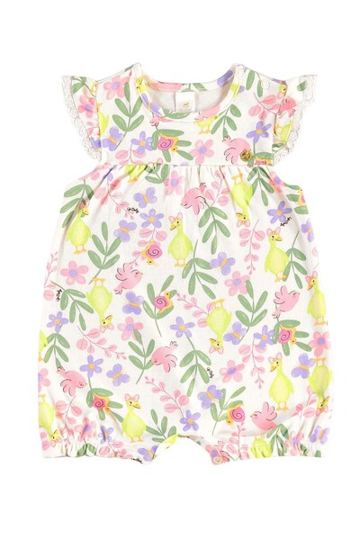 Foto Macaquinho manga curta em suedine Up Baby