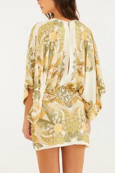 FotoVestido curto jardim de mar lenço Farm