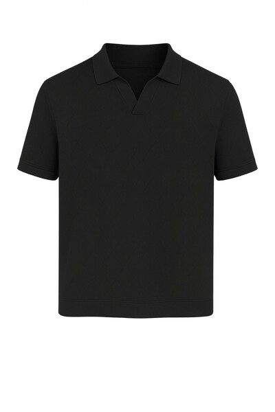 Foto Polo tricot com decote em v Kwi
