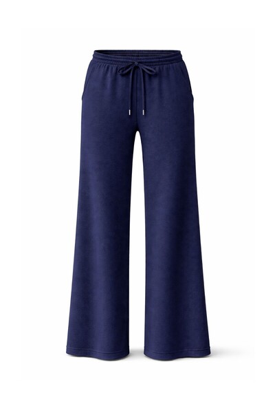 Foto Calça feminina reta em neoprene com cordão Kwi