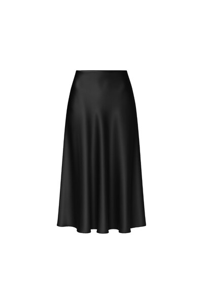 Foto Saia midi cetim Kwi