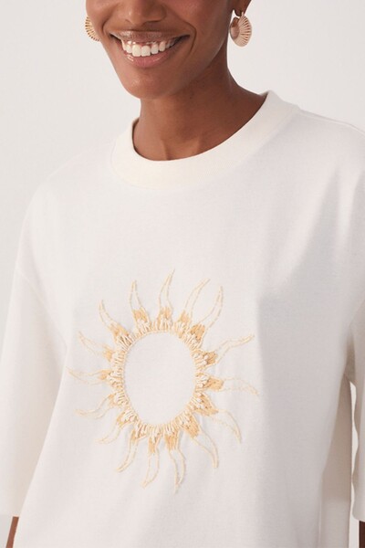 FotoT-shirt sol bordado Dress to