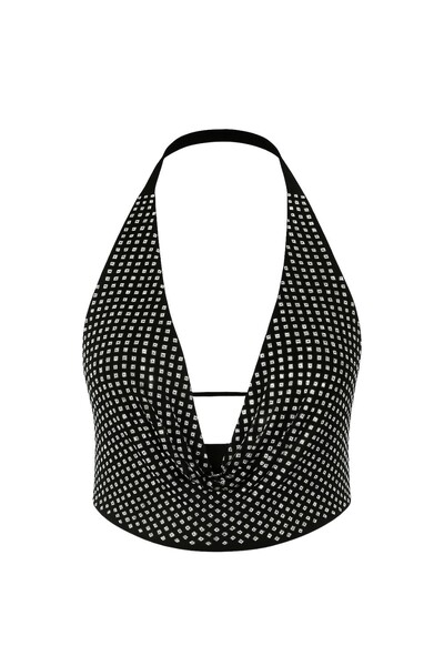 Foto Top degrade com pedraria Kwi