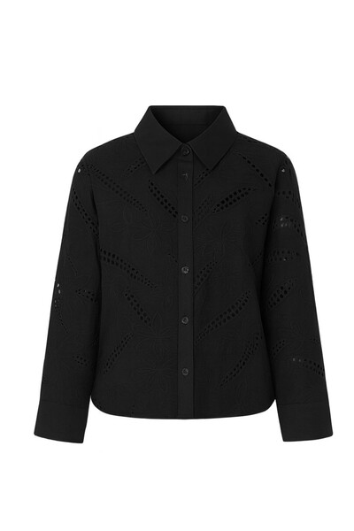 Foto Camisa bordada com vazado Kwi