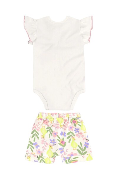 FotoConjunto body e short em suedine Up Baby