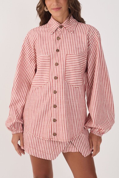 Foto Camisa sarja listras Dress to