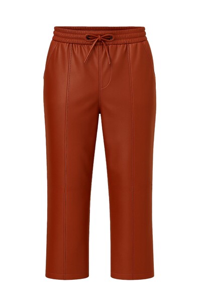 Foto Calça feminina jogger em pu Kwi