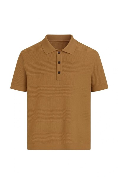 FotoCamisa polo em tricot com botões Kwi