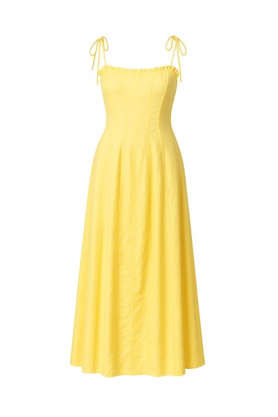 Foto Vestido longo tricoline Kwi