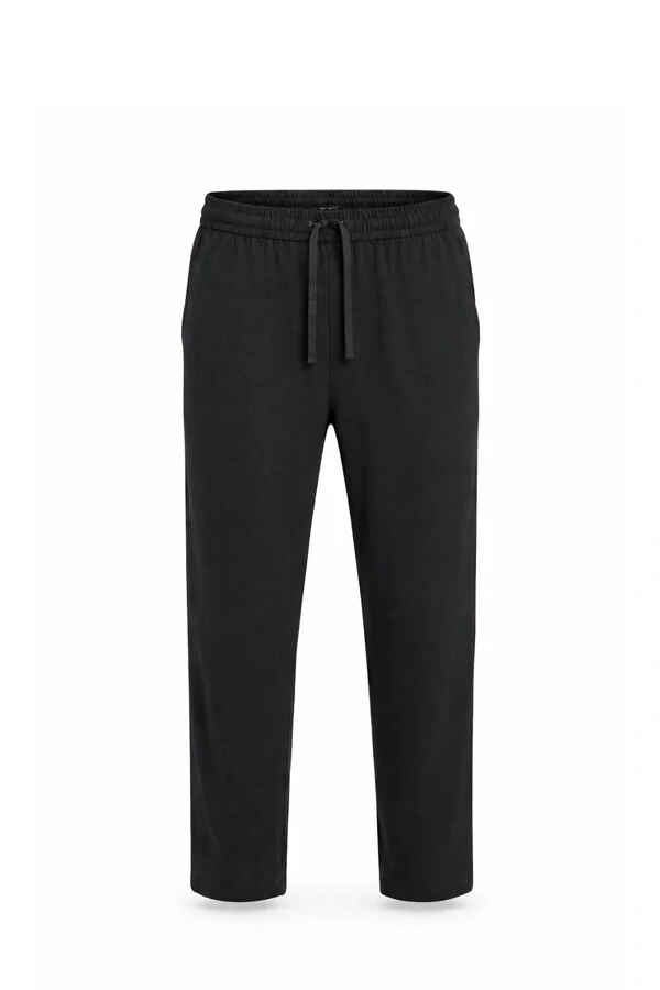 Calça masculina com cós elástico e cordão Kwi