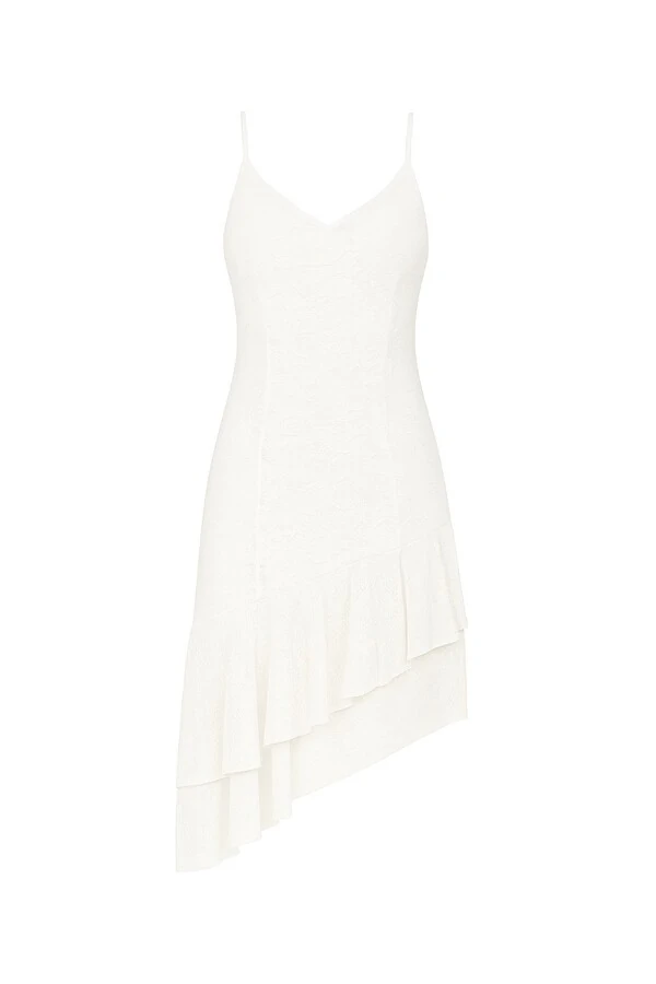 Vestido renda assimetrico Kwi