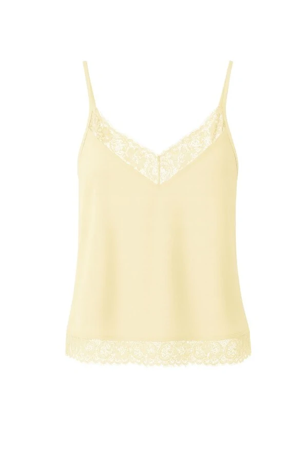 Blusa alcinha com renda na barra Kwi