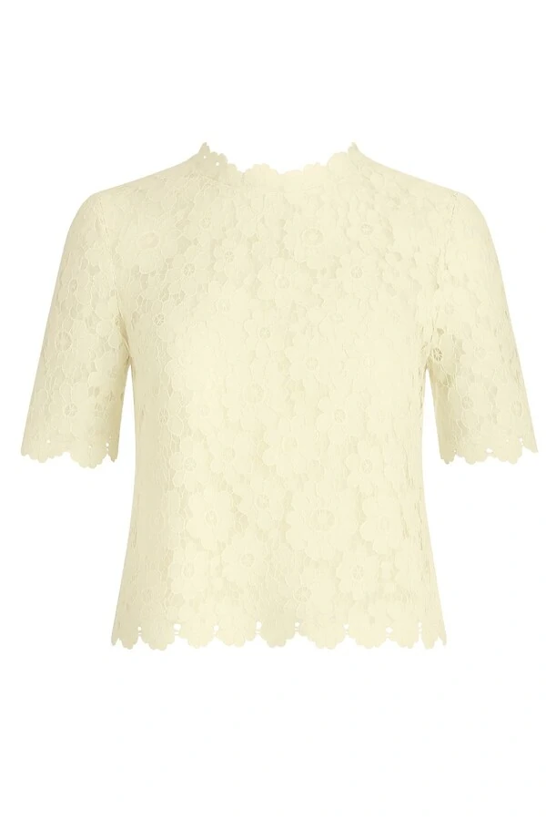 Blusa feminina de renda Kwi