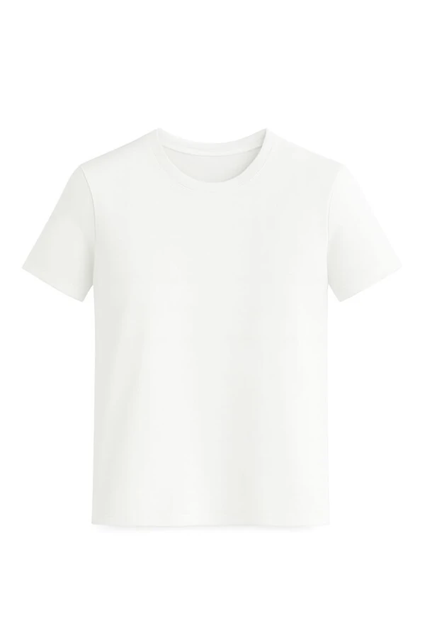 Camiseta basica gola careca Kwi