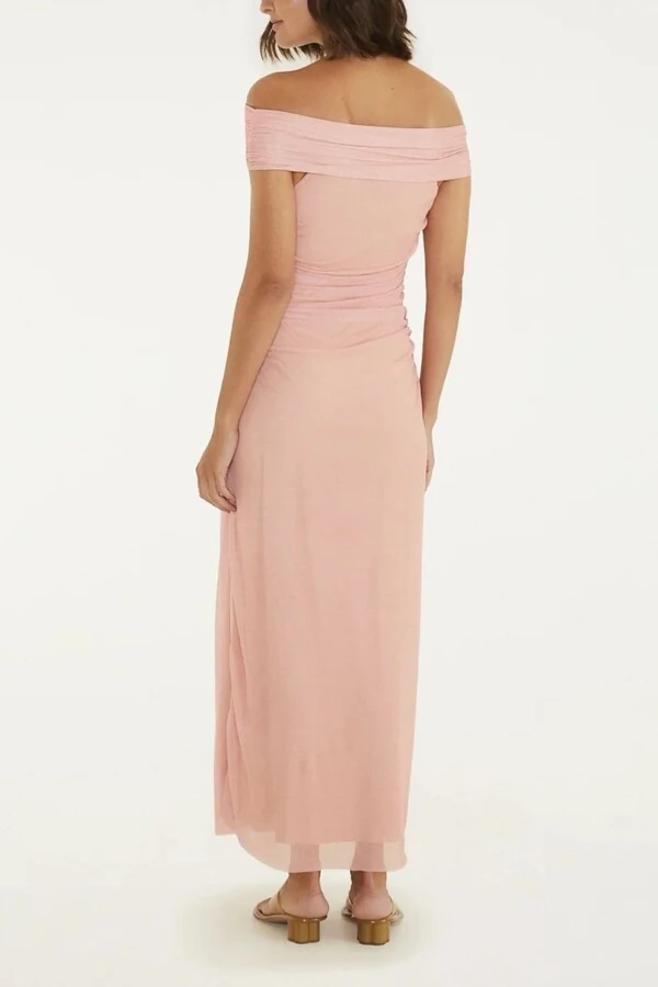 Vestido tule maxi estrelicia Farm