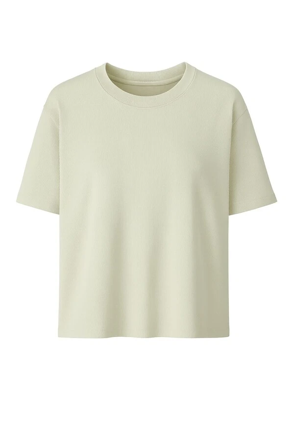 Camisa em Tricot gola careca Kwi