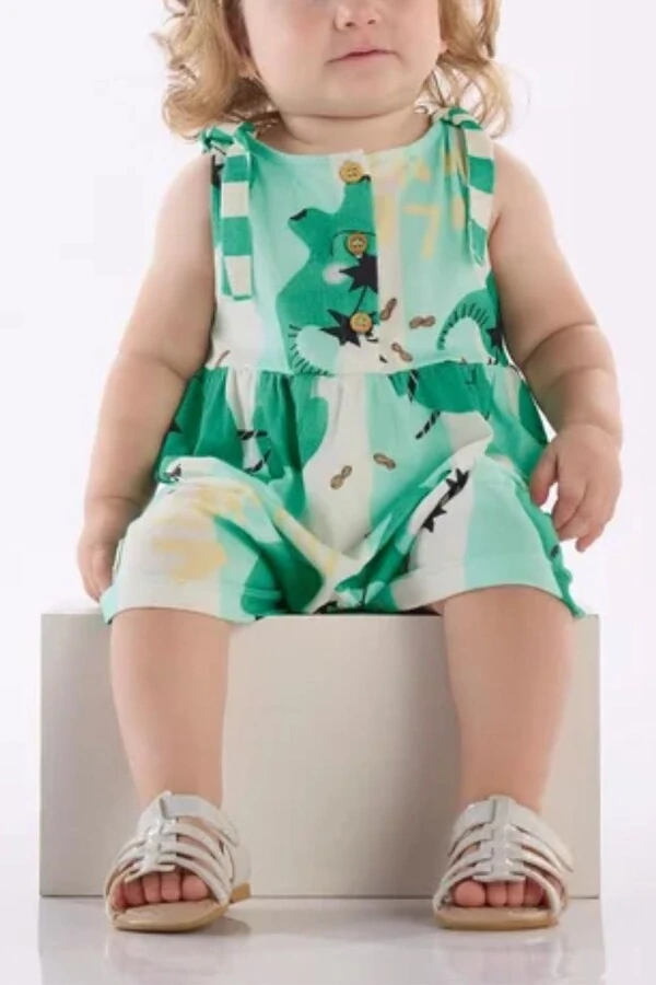 Macaquinho em meia malha digital Três e Já