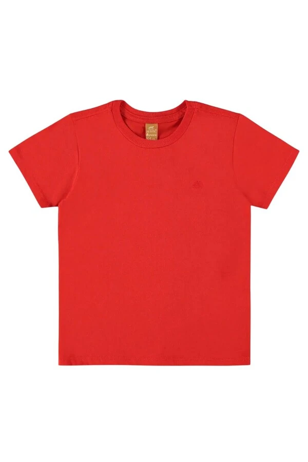 Camiseta manga curta em meia malha Up baby